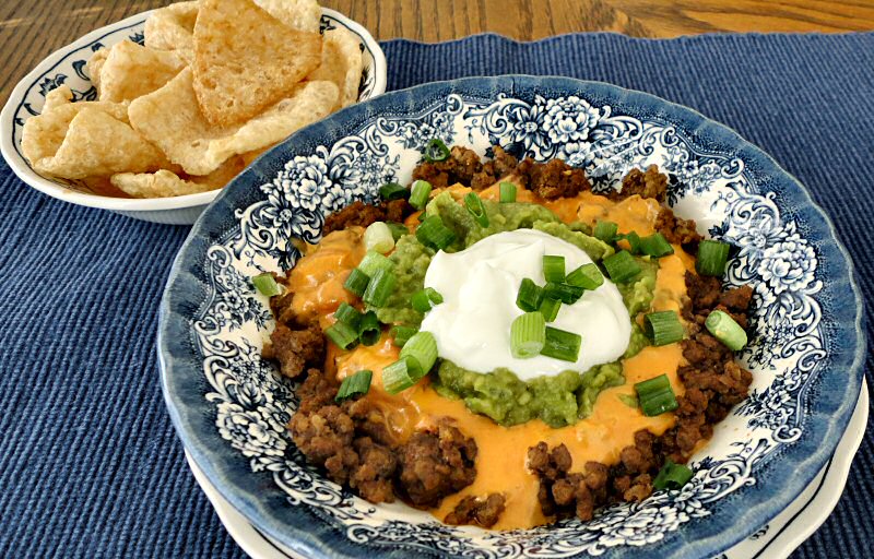 LAYERED NACHO DIP Linda s Low Carb Menus Recipes
