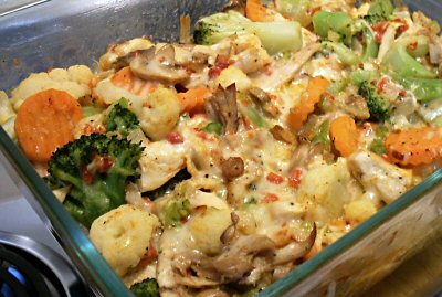 CALIFORNIA CHICKEN CASSEROLE - Linda's Low Carb Menus & Recipes