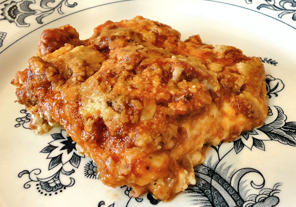 LASAGNA WITH HAM "PASTA" - Linda's Low Carb Menus & Recipes